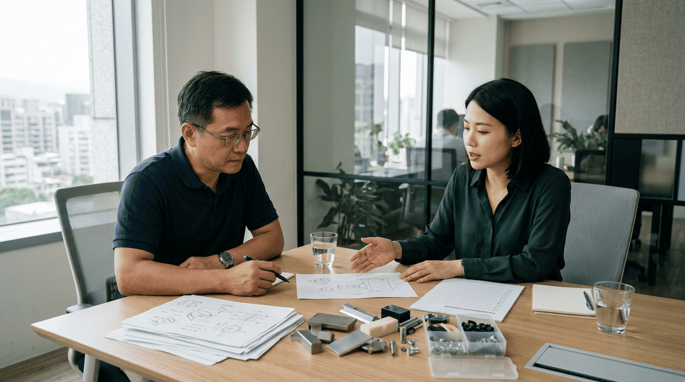 企業採購零件與零件加工供應討論詢價
